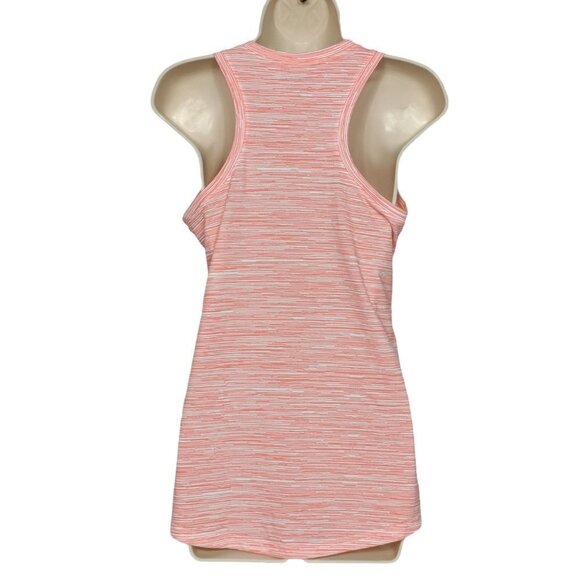 Reebok Athletic Tank Top Small Orange White - Picture 3 of 6